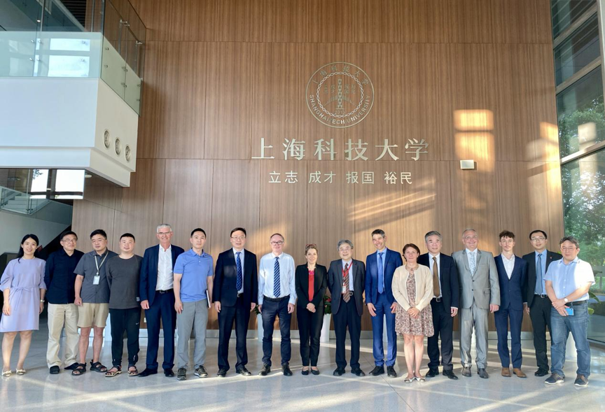 President of Grenoble INP – UGA visits ShanghaiTech