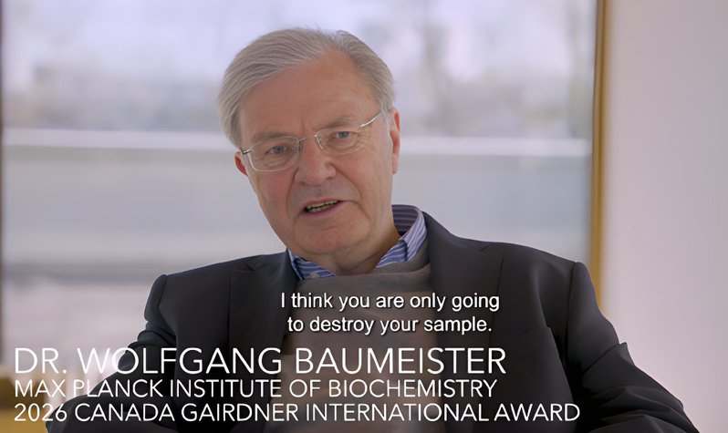 Professor Wolfgang Baumeister of ShanghaiTech University Wins the 2026 Canada Gairdner International Award