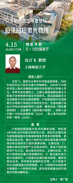 超强超短激光物理