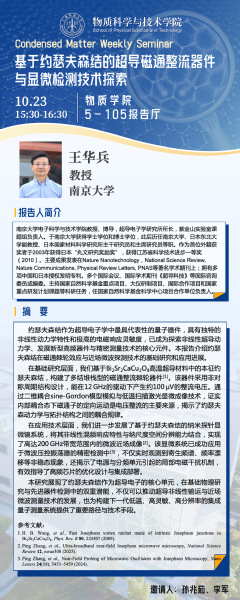 基于约瑟夫森结的超导磁通整流器件与显微检测技术探索