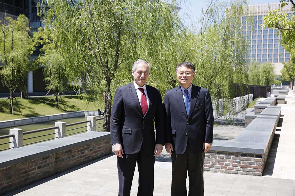 UC President Visits ShanghaiTech