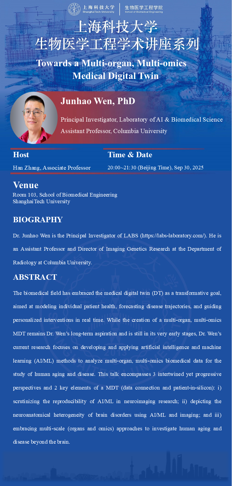 Towards a multi-organ, multi-omics medical digital twin