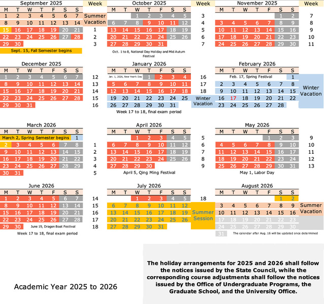 Academic Year 2025–2026